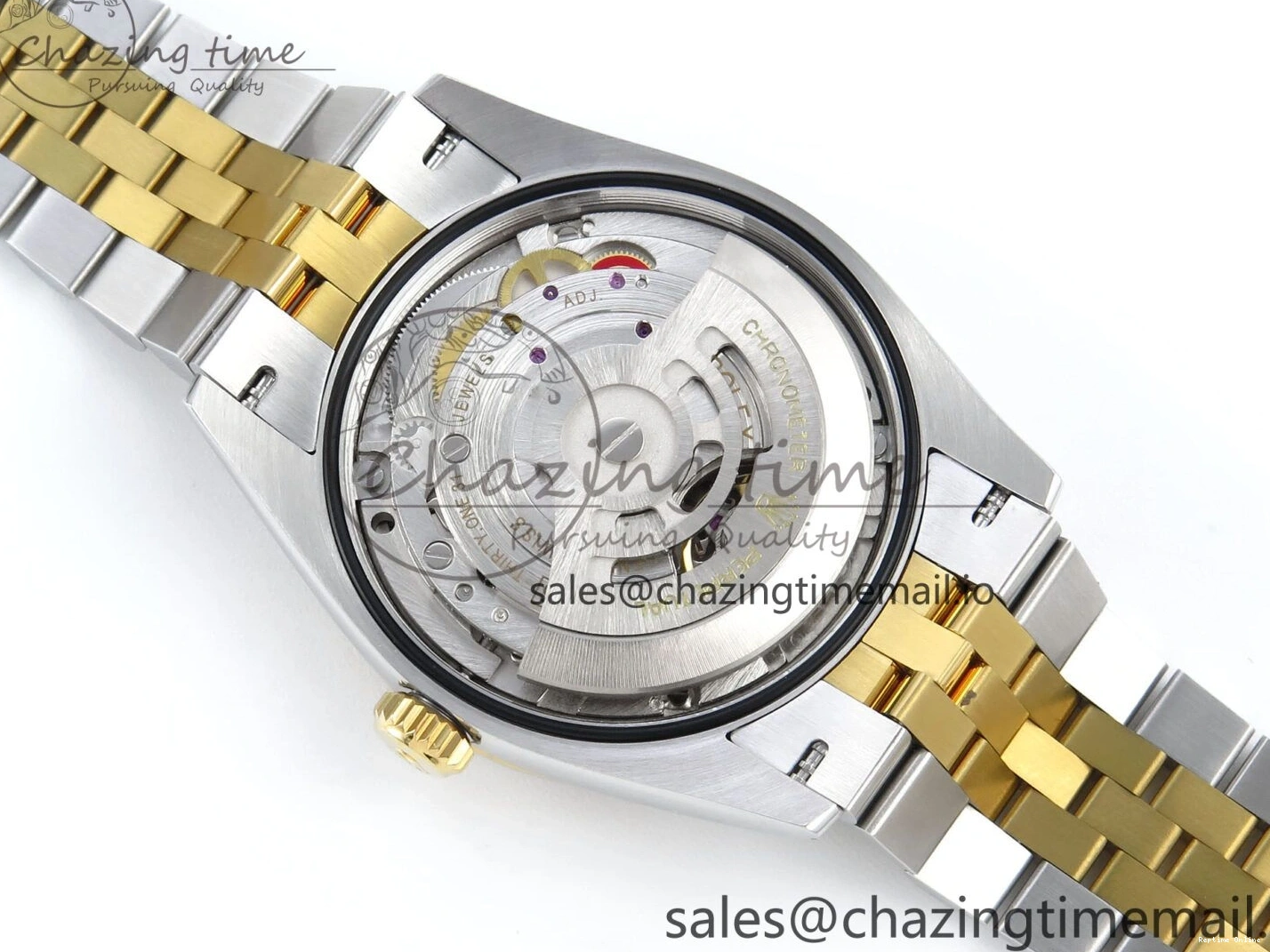 1225 Resilient DateJust 36 126233 EWEF Best Edition YG Stick Dial on SS YG Jubilee Bracelet A 624